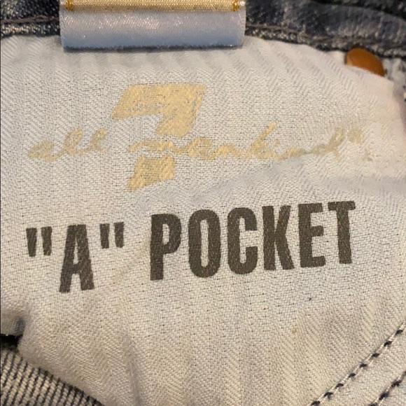 For All Mankind distressed jeans. Size 25. - Picture 8 of 8